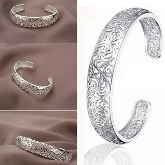 Sterling Silver Bangle Bracelet - Picture 3 of 3